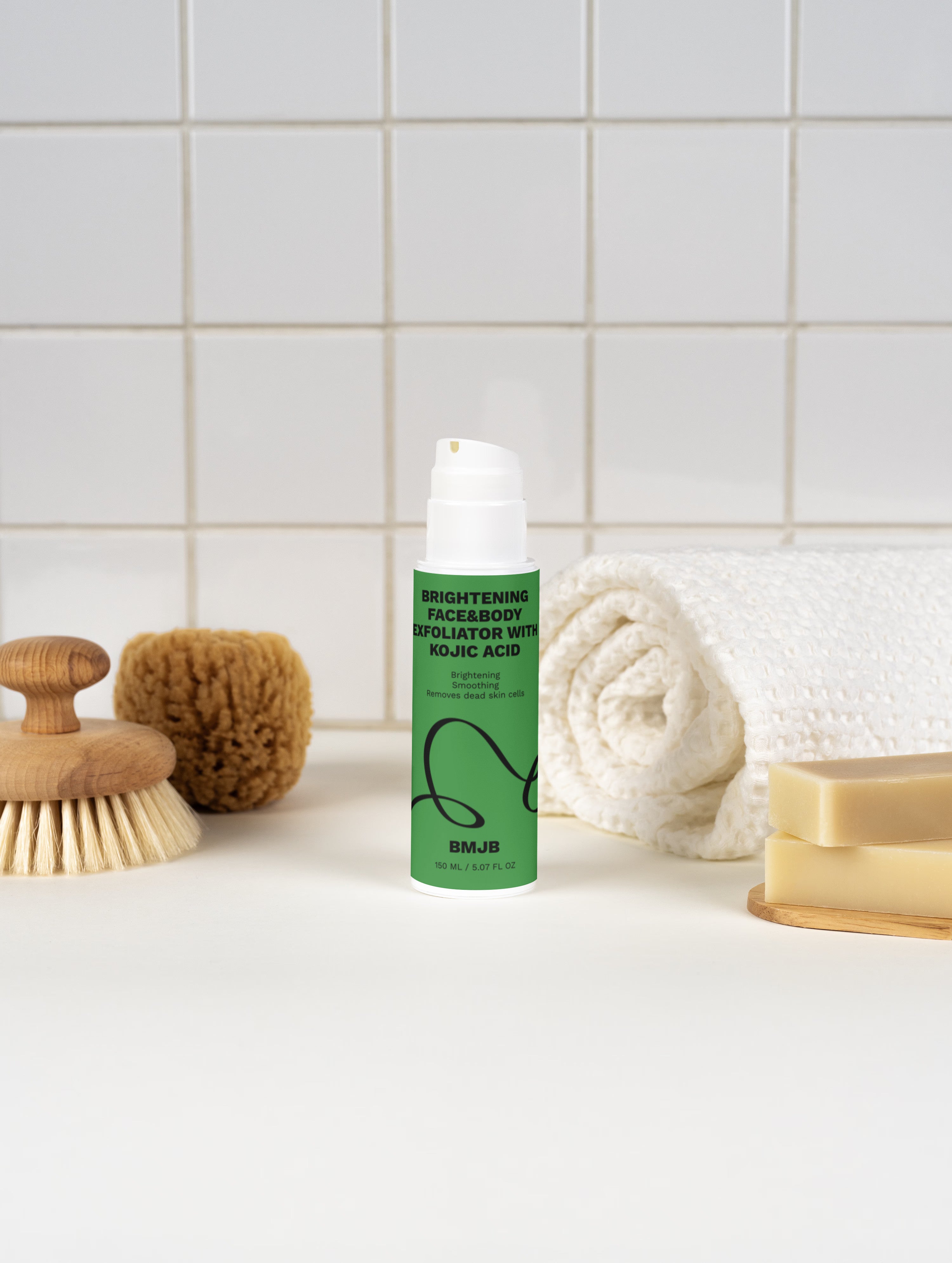 Brightening Face&Body Exfoliator with Kojic Acid